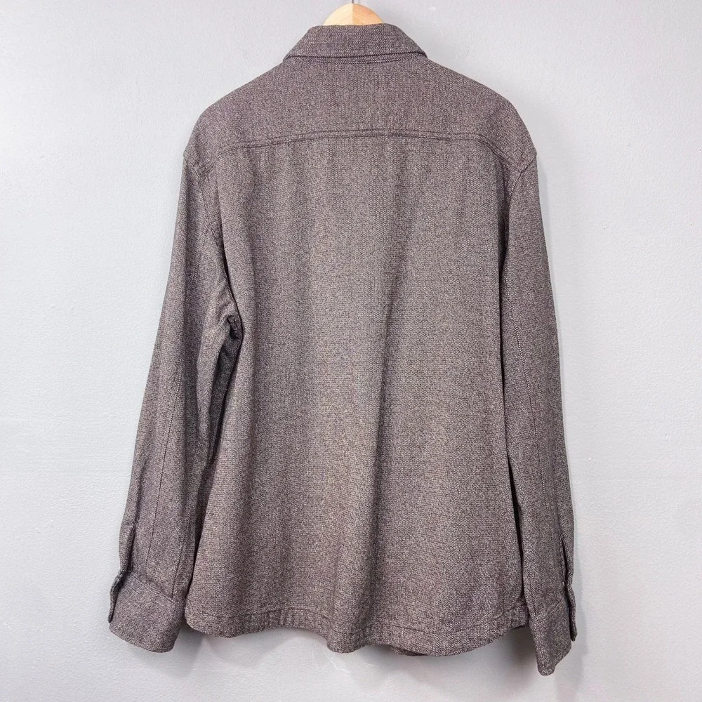 Grayers Shirt Jacket Mens Sz XL Brown Cold Weather‎ Rated Cotton Utility Shacket